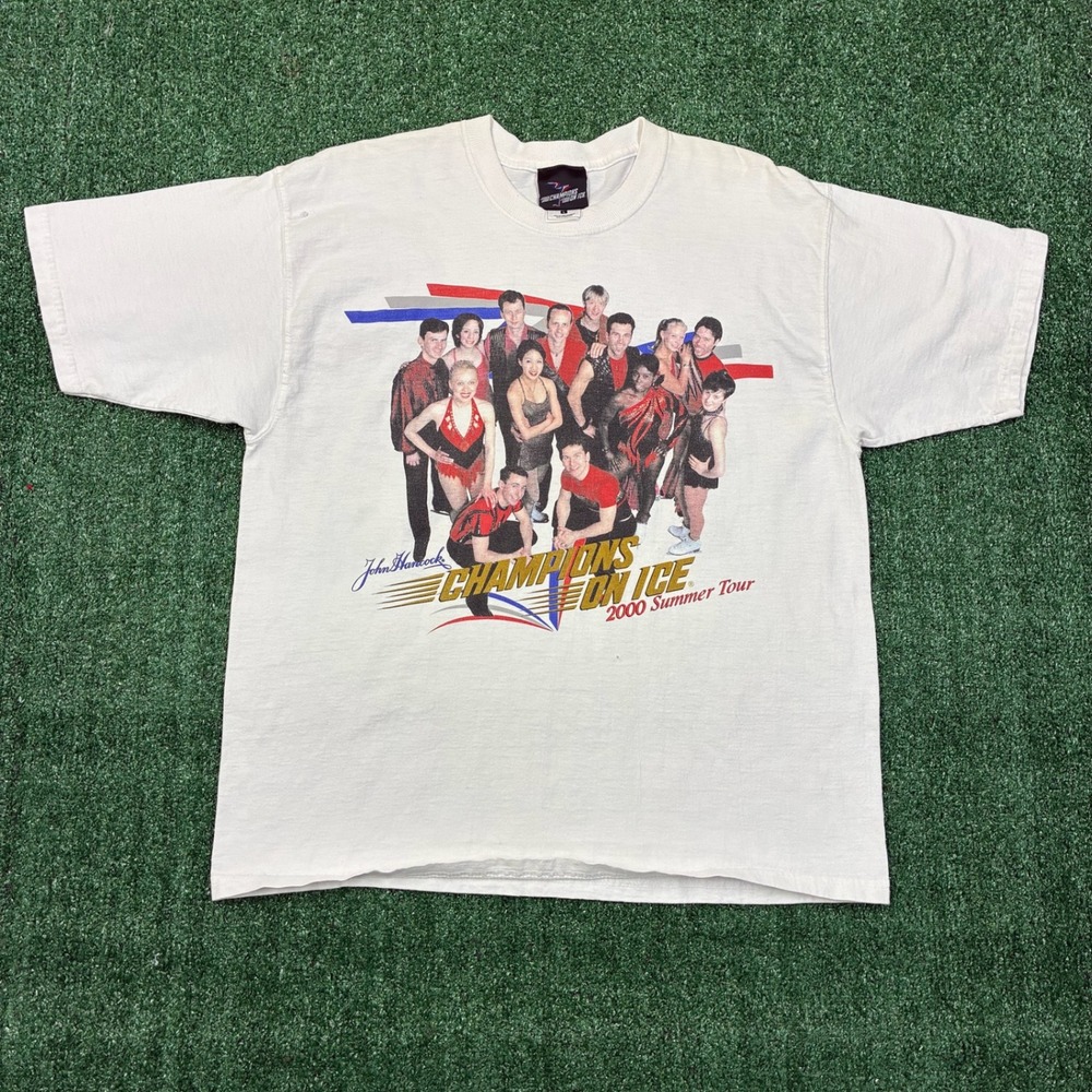 Vintage 2000 Champions On Ice Summer Tour Ice Skating Graphic T-shirt